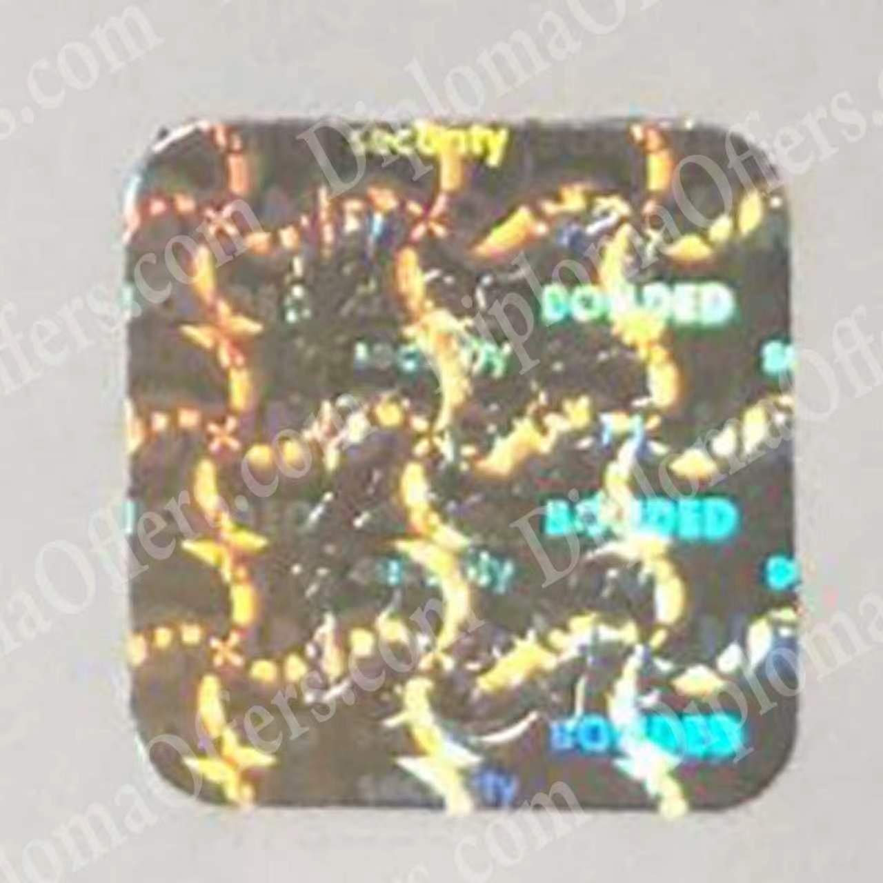 Hologram seal option