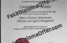 Purchase UTAS fake diploma and transcript from AUS