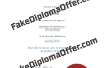 Purchase University of Ballarat fake diploma and transcript from AUS