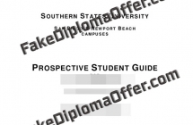 Buy southern state university Fake degree Certificate Online