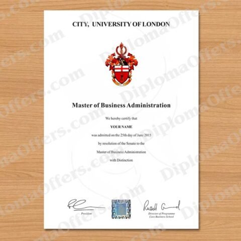 Master's Degree Diploma