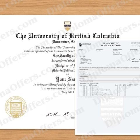 USA College/University Diploma with Transcript