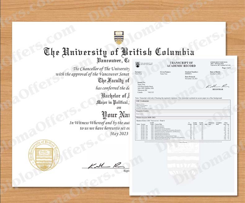 USA College/University Diploma with Transcript