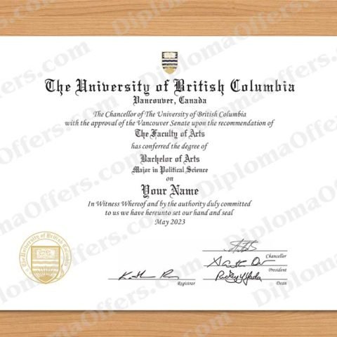 USA College/University Diploma